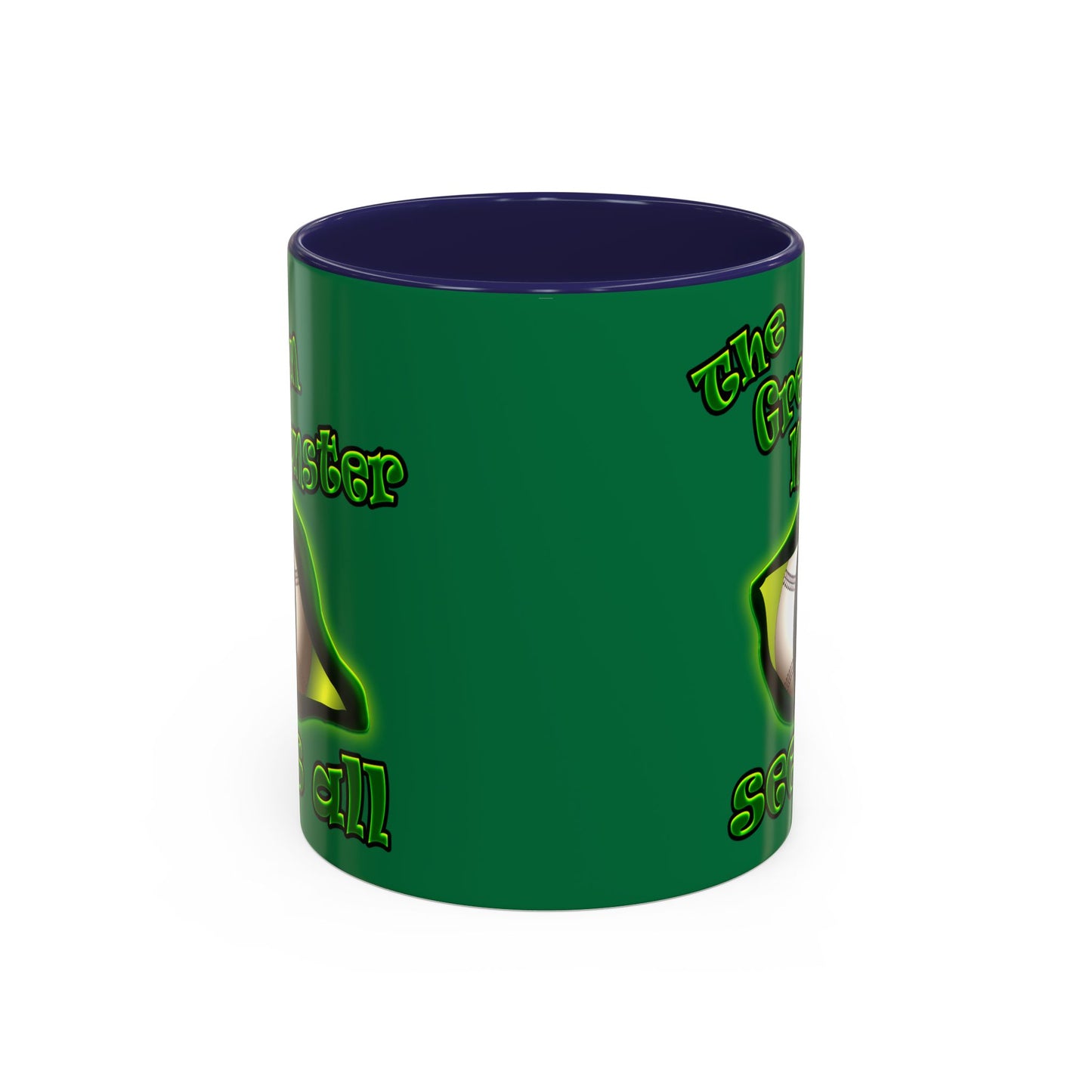 green monster - Accent Mug (dark green)