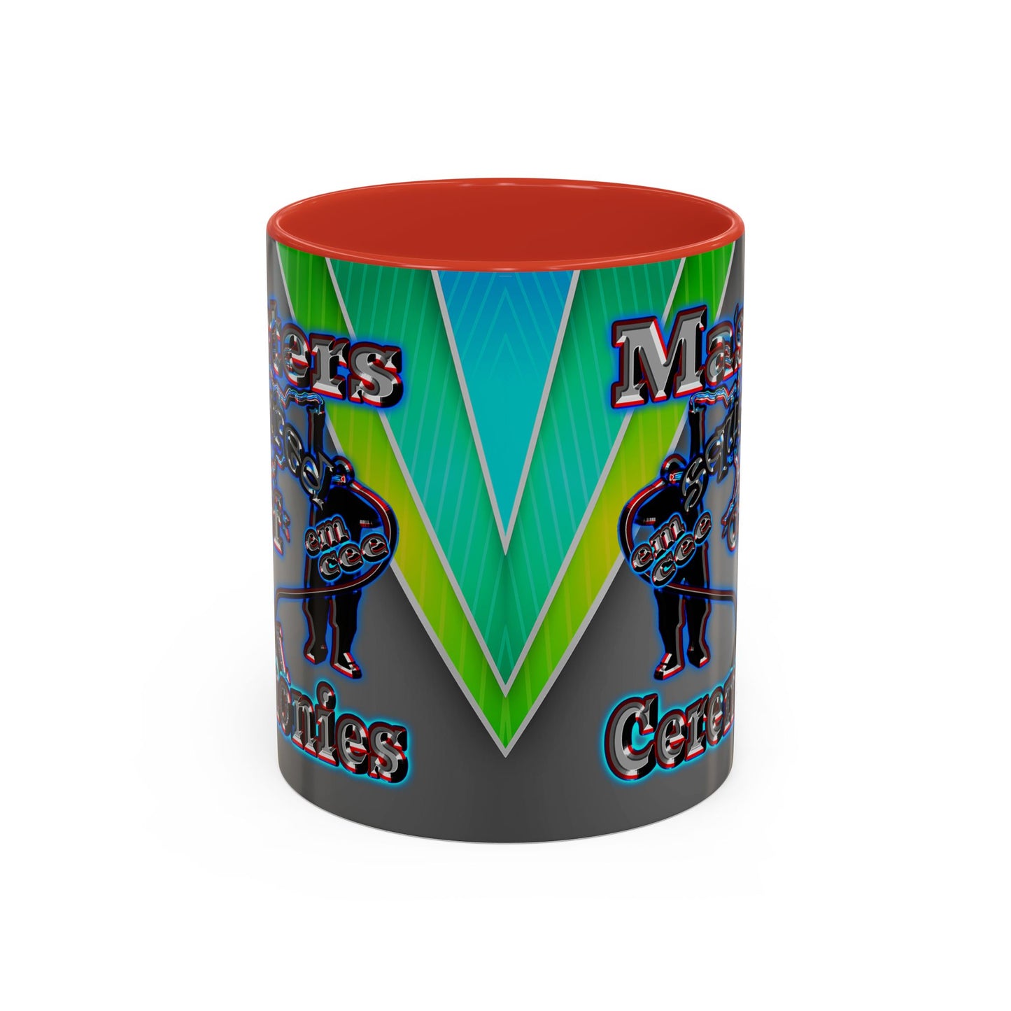 em cee squared - Accent Mug (rainbow split)