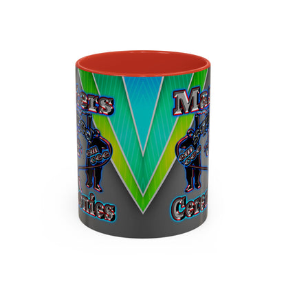 em cee squared - Accent Mug (rainbow split)