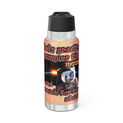defy conquer reach - Gator Tumbler, 32oz  (yellow-orange wave)