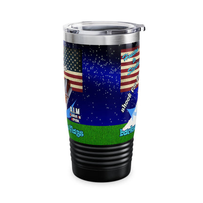 shoot for the stars - Ringneck Tumbler, 20oz ('snoops' background)