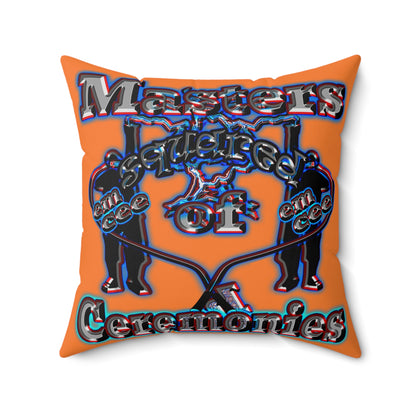 em cee squared - Spun Polyester Square Pillow - (crusta)