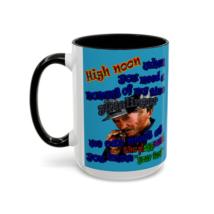 high noon - Accent Mug (turquoise)