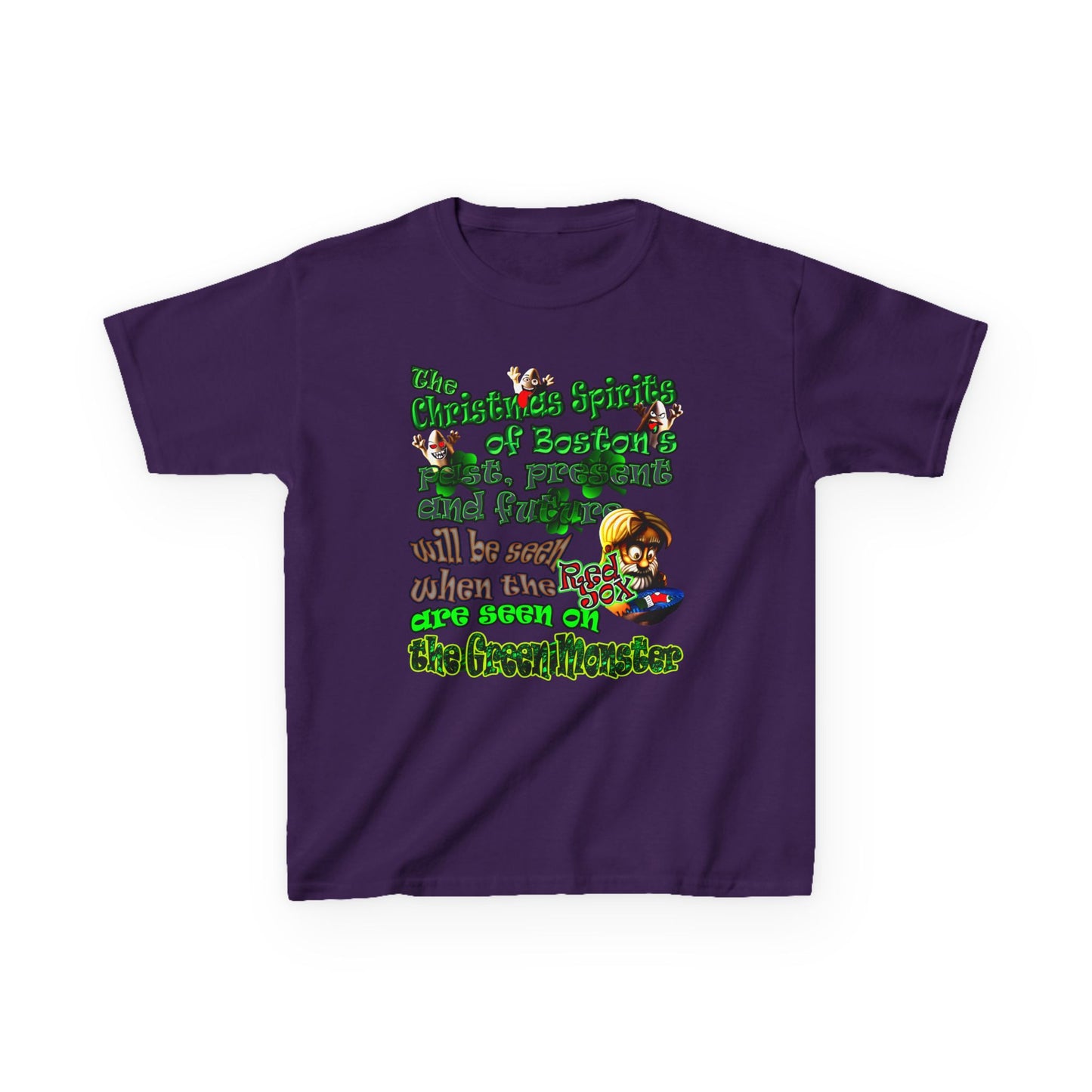 christmas spirits of boston - Kids Heavy Cotton™ Tee