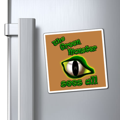green monster - Magnets - (light brown)