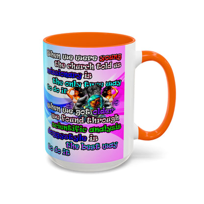 doggystyle - Accent Mug (light blue-pink wave)