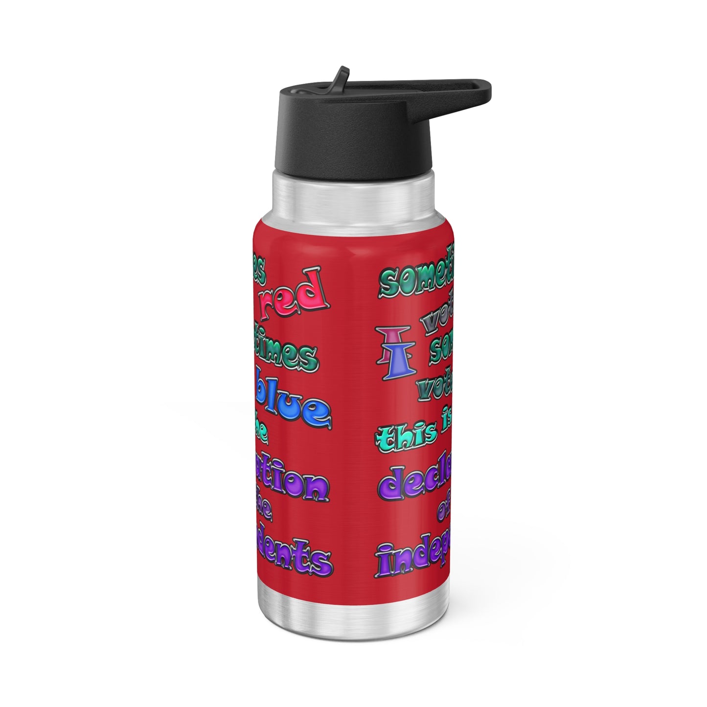 declaration of the independents - Gator Tumbler, 32oz (dark red)