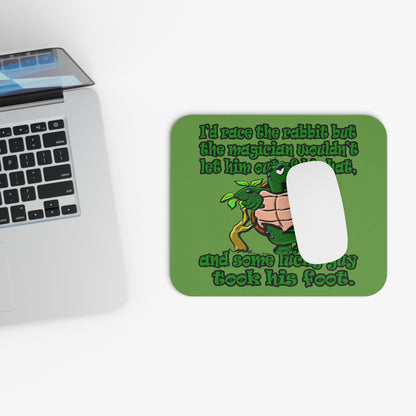 turtle race - Mouse Pad (Rectangle) (green)