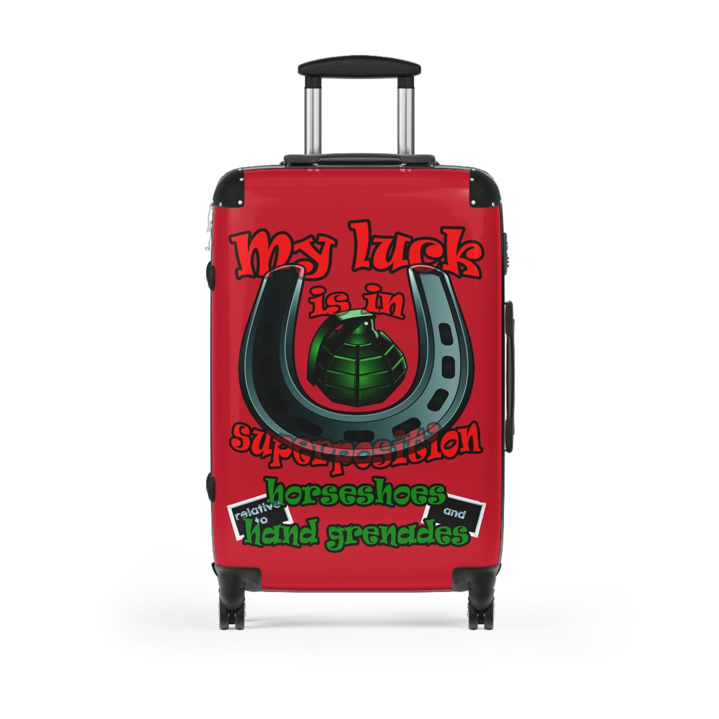my luck - Suitcase (dark red)