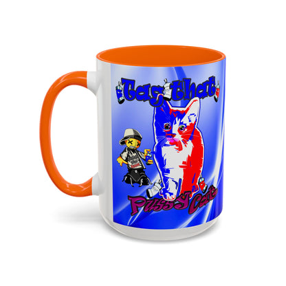 tag that - Accent Mug (blue-white wave)