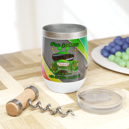disc jockey - Chill Wine Tumbler (rainbow split)