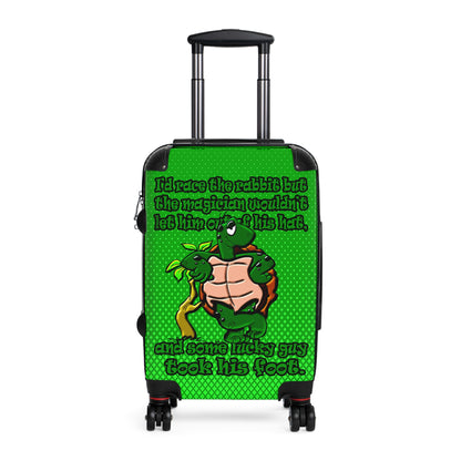 turtle race - Suitcase (logo green)