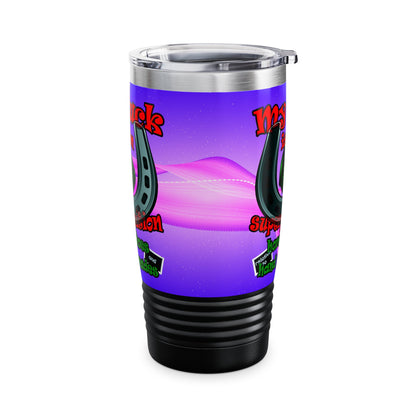 my luck - Ringneck Tumbler, 20oz (purple-pink wave)