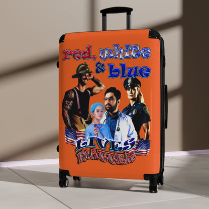 rw&b lives matter - Suitcase (orange)