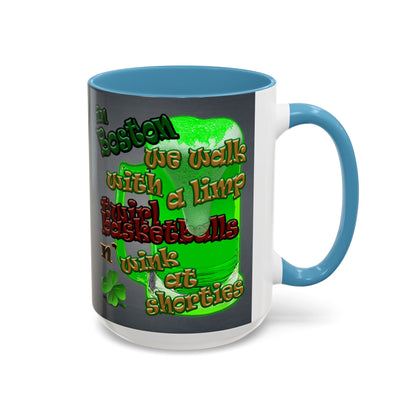 celtics logo - Accent Mug (grey-light grey)