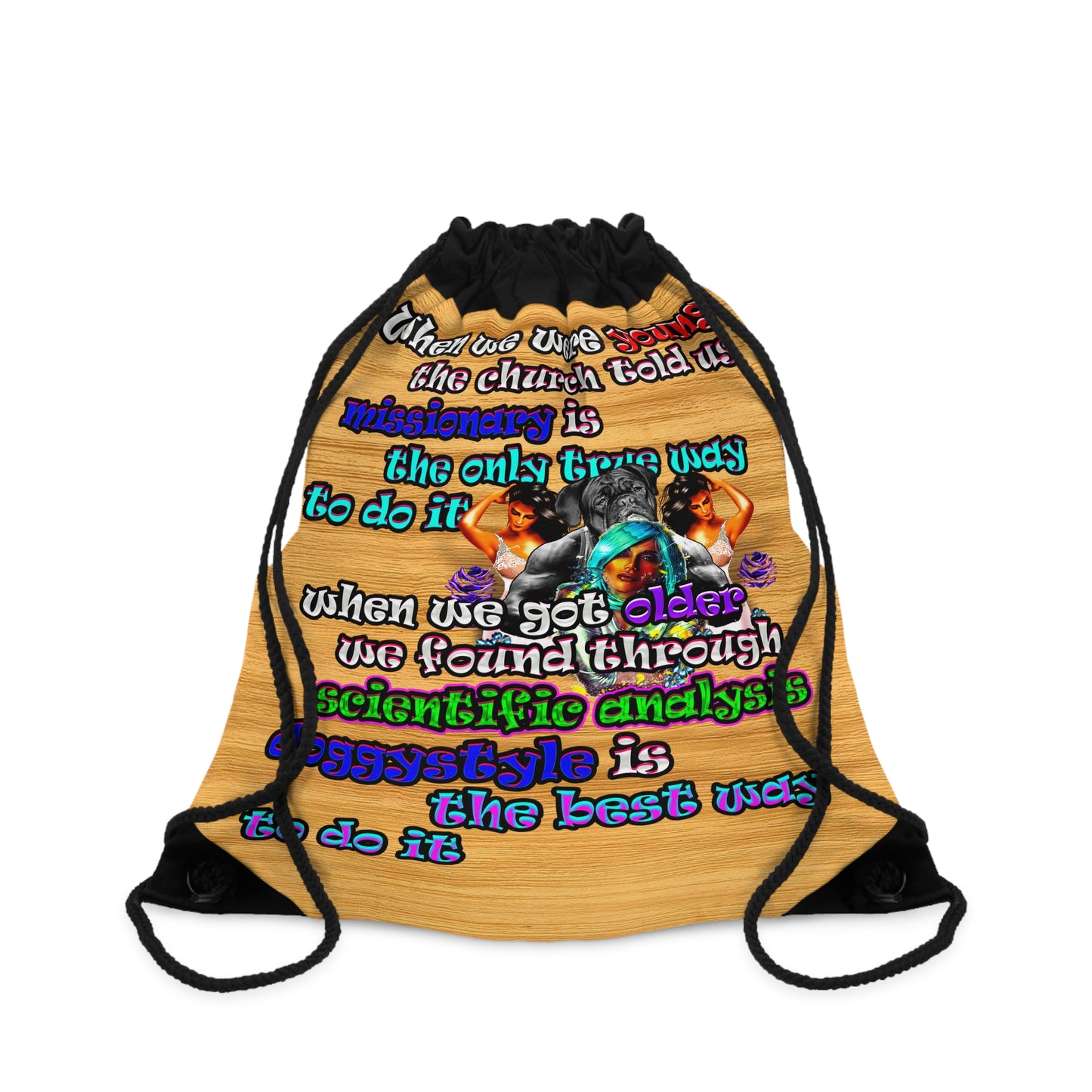 doggystyle - Drawstring Bag (butterscotch wood finish)