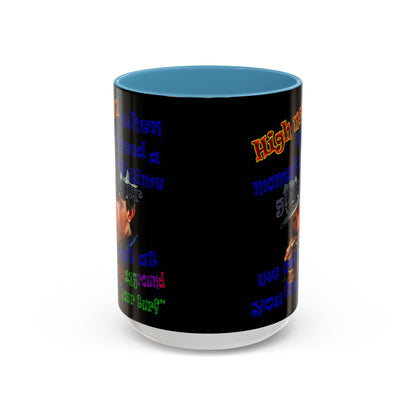 high noon - Accent Mug (black)