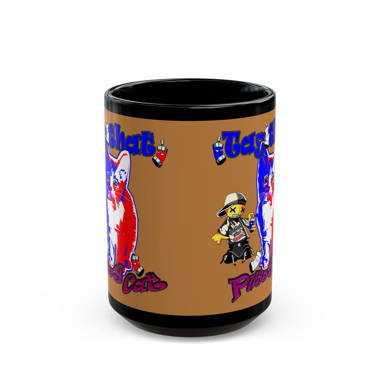 tag that - Black Mug (light brown)