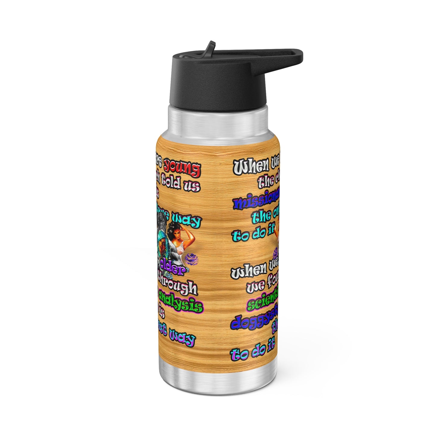 doggystyle - Gator Tumbler, 32oz  (butterscotch wood finish)