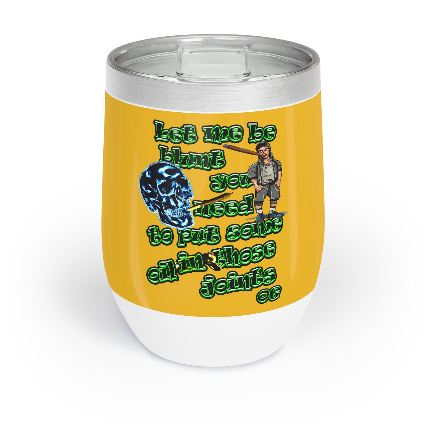 og - Chill Wine Tumbler (yellow)