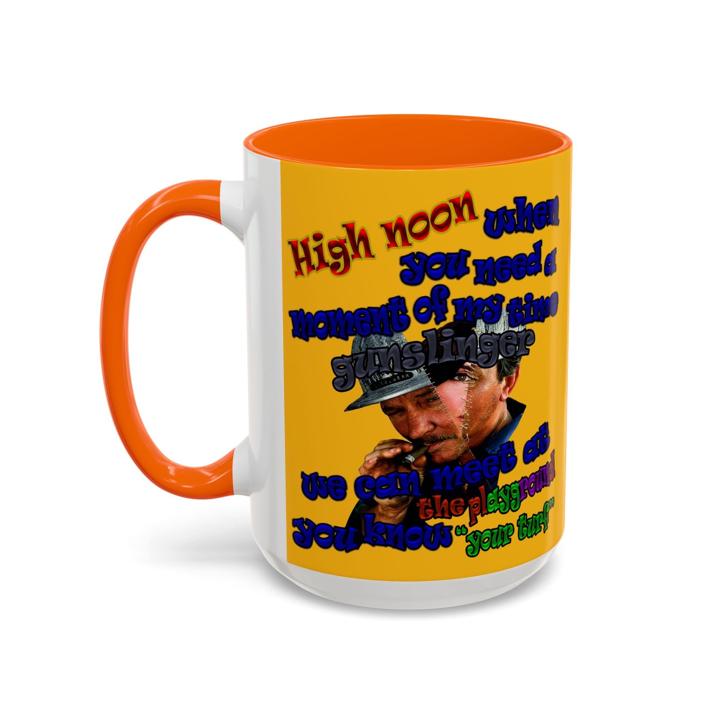 high noon - Accent Mug (yellow)