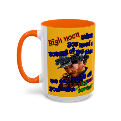 high noon - Accent Mug (yellow)