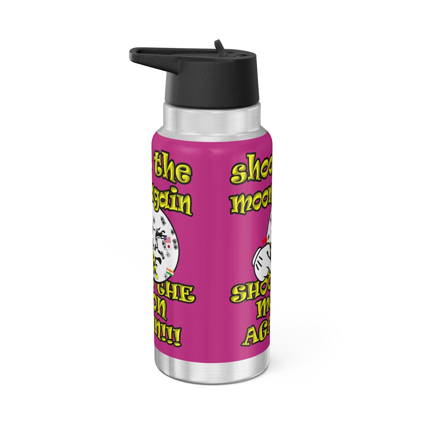 shoot the moon again - Gator Tumbler, 32oz (pink)