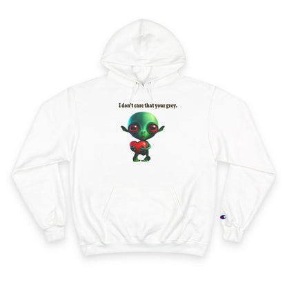 I don't care that your grey - Champion Hoodie