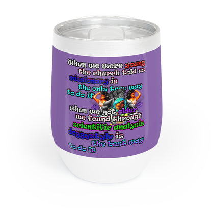 doggystyle - Chill Wine Tumbler (light purple)