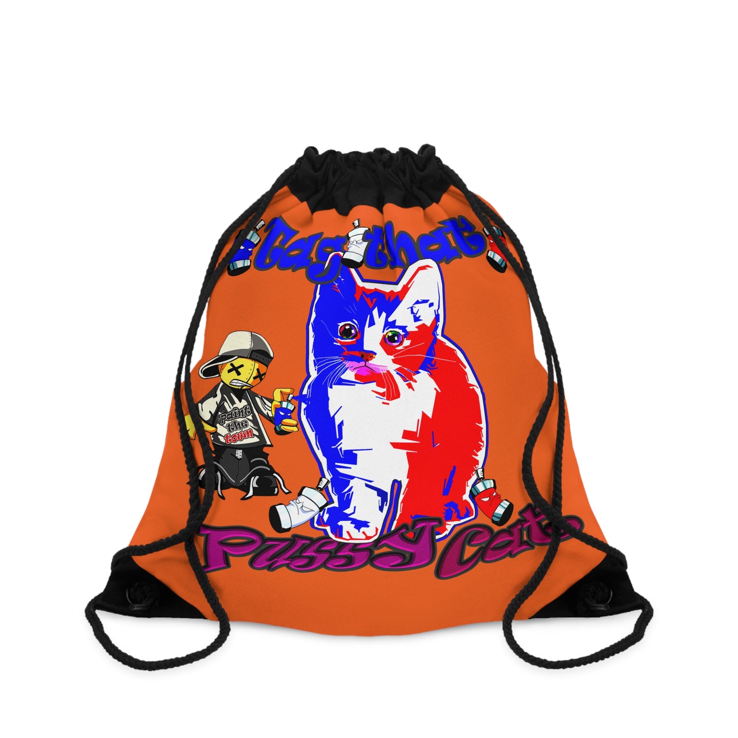 tag that - Drawstring Bag (orange)