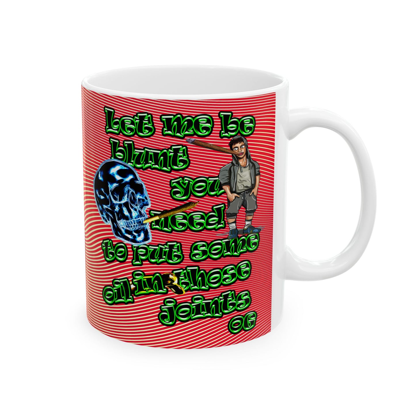 og - White Mug (yellow-orange wave)