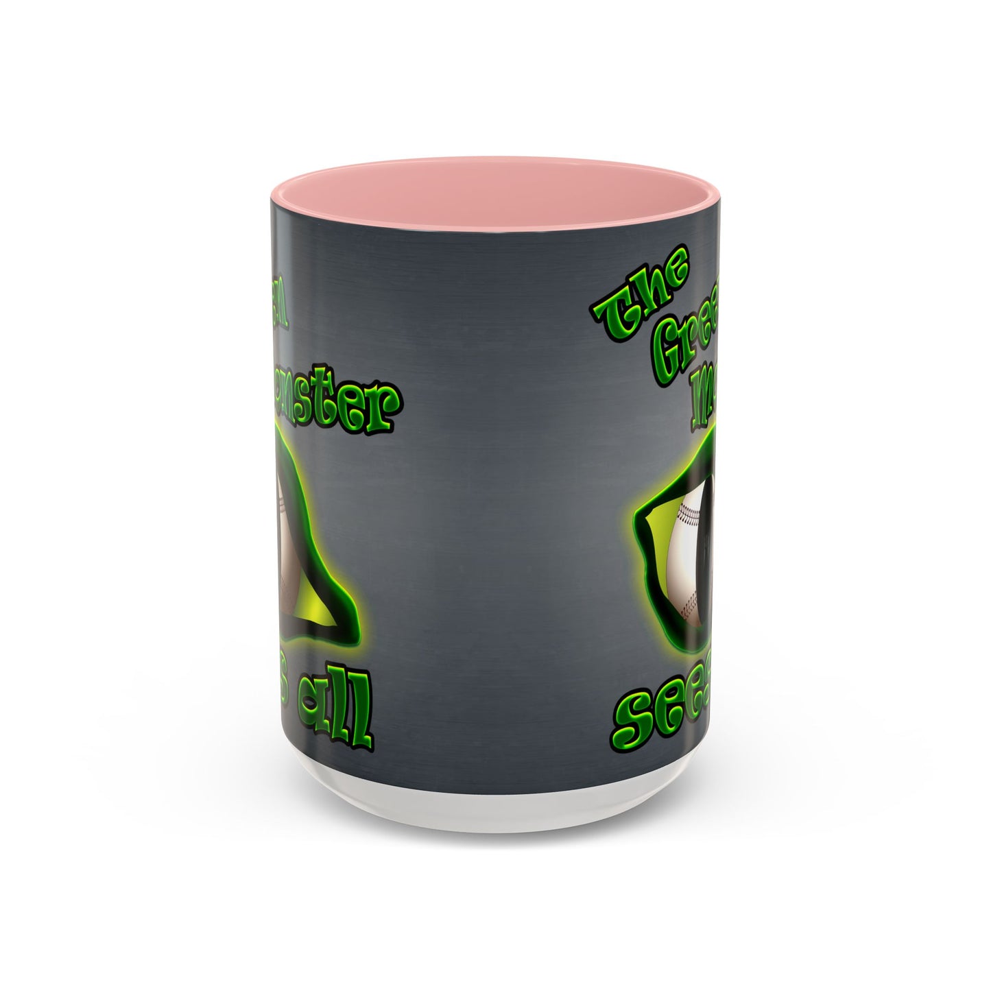 green monster - Accent Mug (grey-light grey)