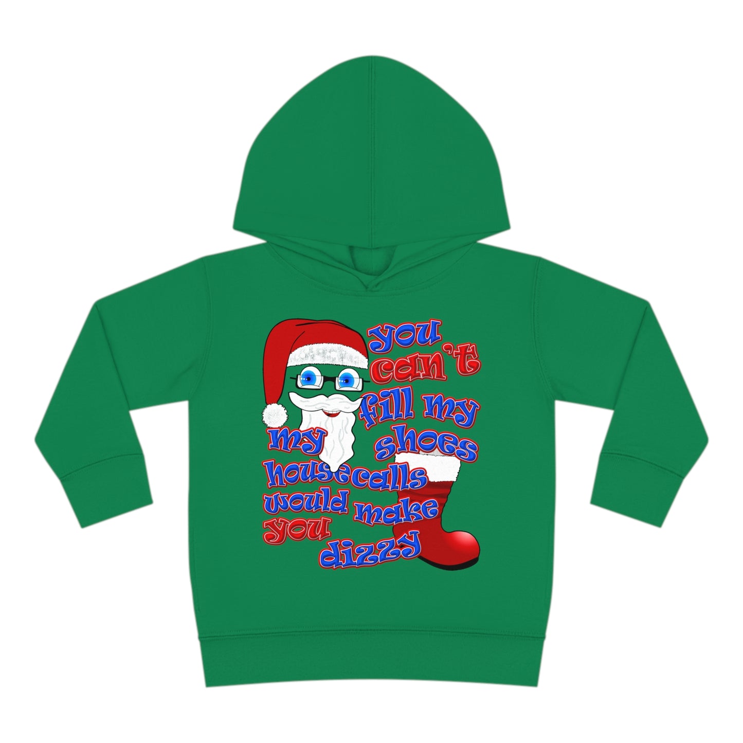 santa's shoes - Toddler Pullover Fleece Hoodie