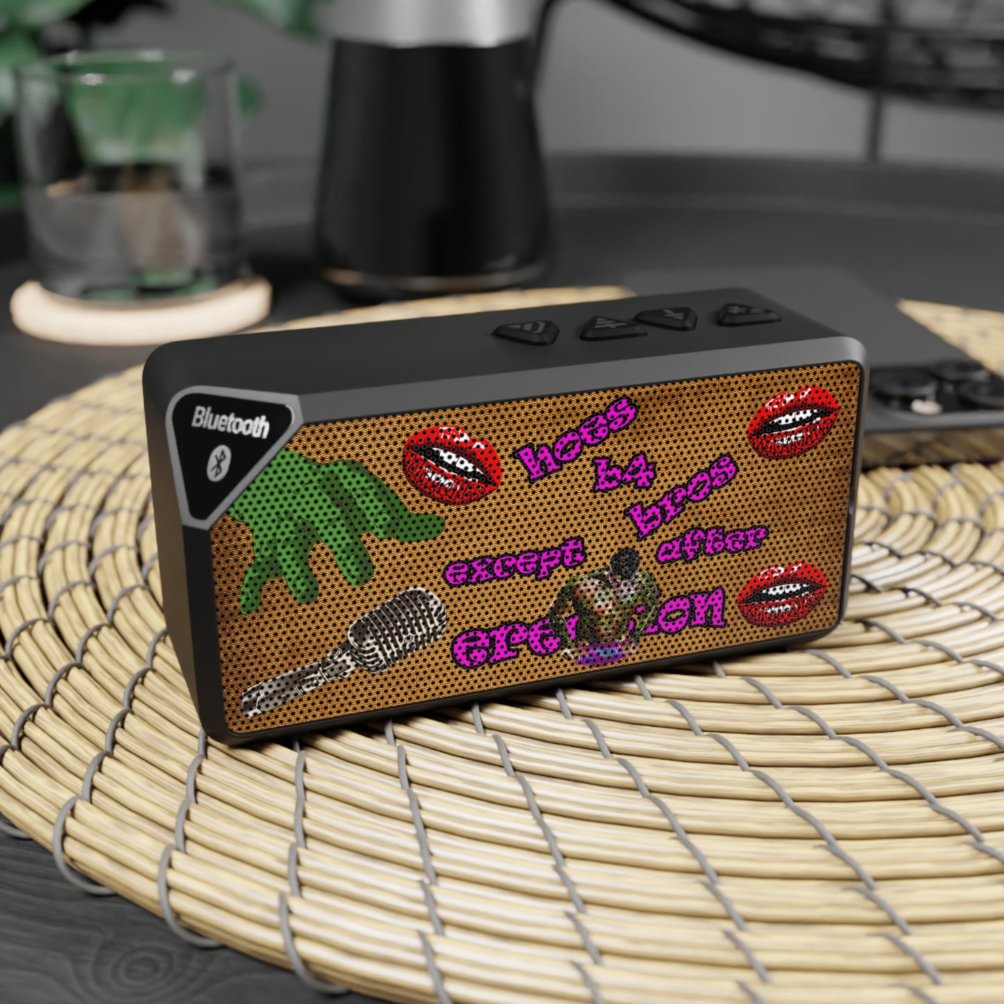hoes b4 bros - Jabba Bluetooth Speaker (brown papyrus)