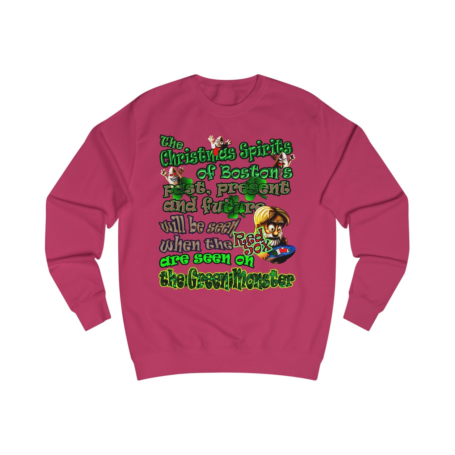christmas spirits of boston - Men's Sweatshirt