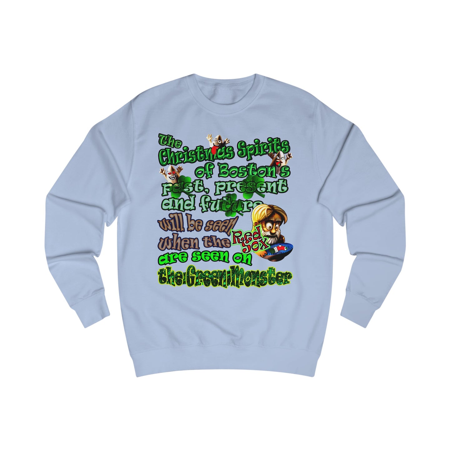 christmas spirits of boston - Men's Sweatshirt