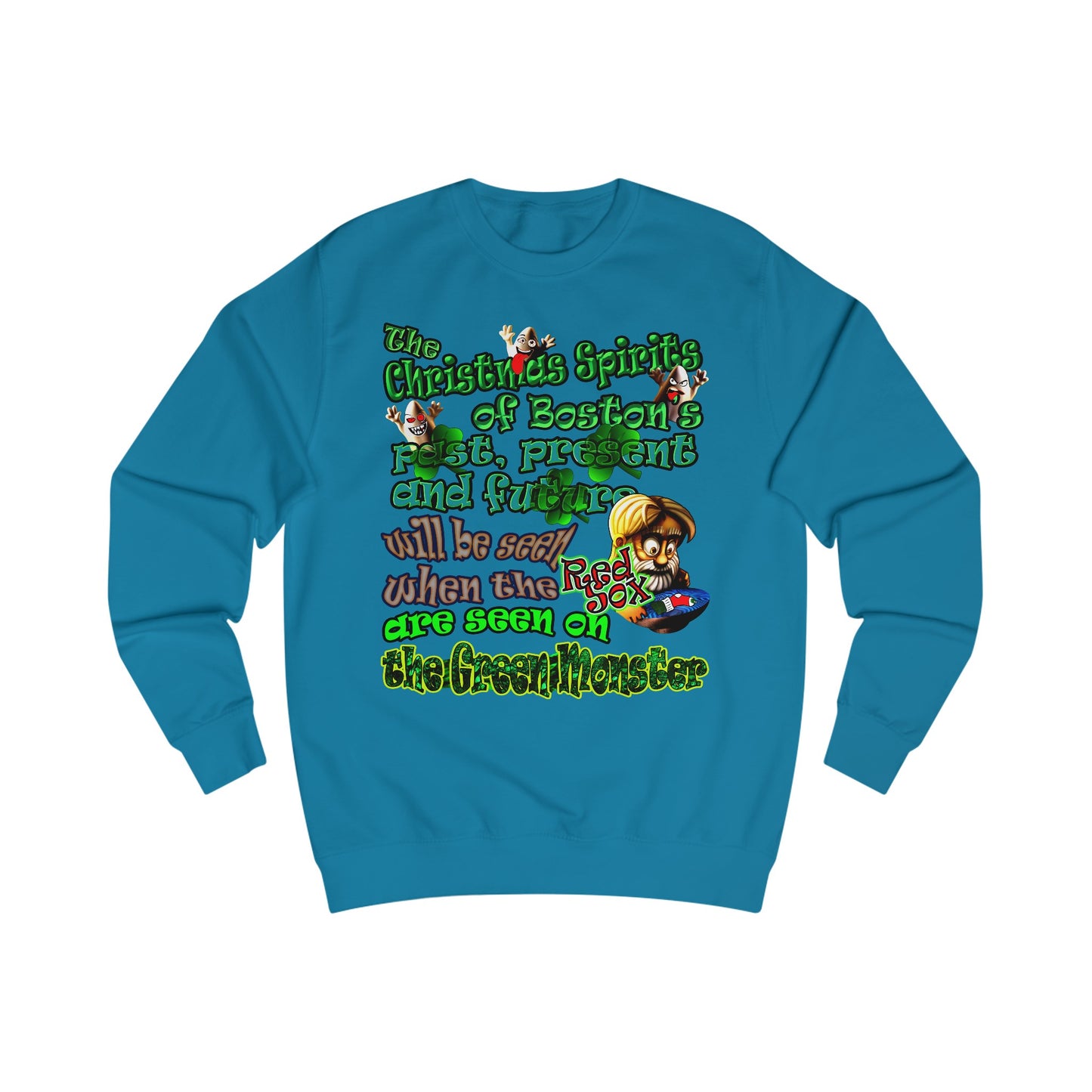 christmas spirits of boston - Men's Sweatshirt