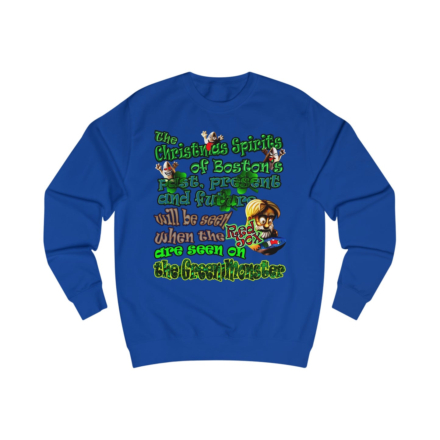 christmas spirits of boston - Men's Sweatshirt