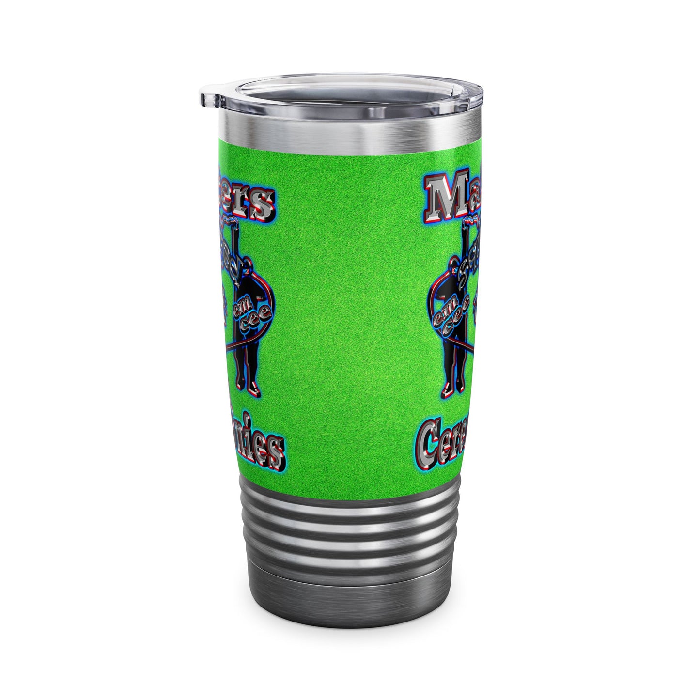 em cee squared - Ringneck Tumbler, 20oz (green turf)