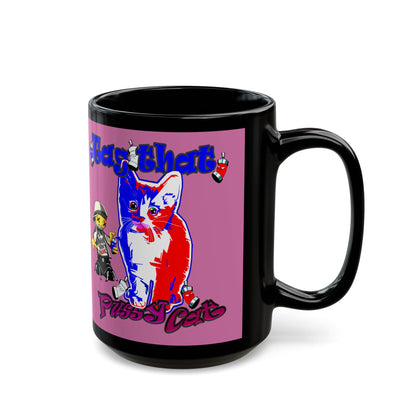 tag that - Black Mug (light pink)