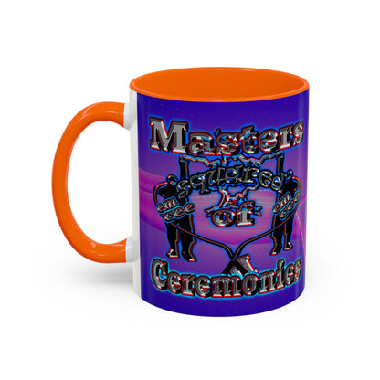 em cee squared - Accent Mug (purple-pink wave)