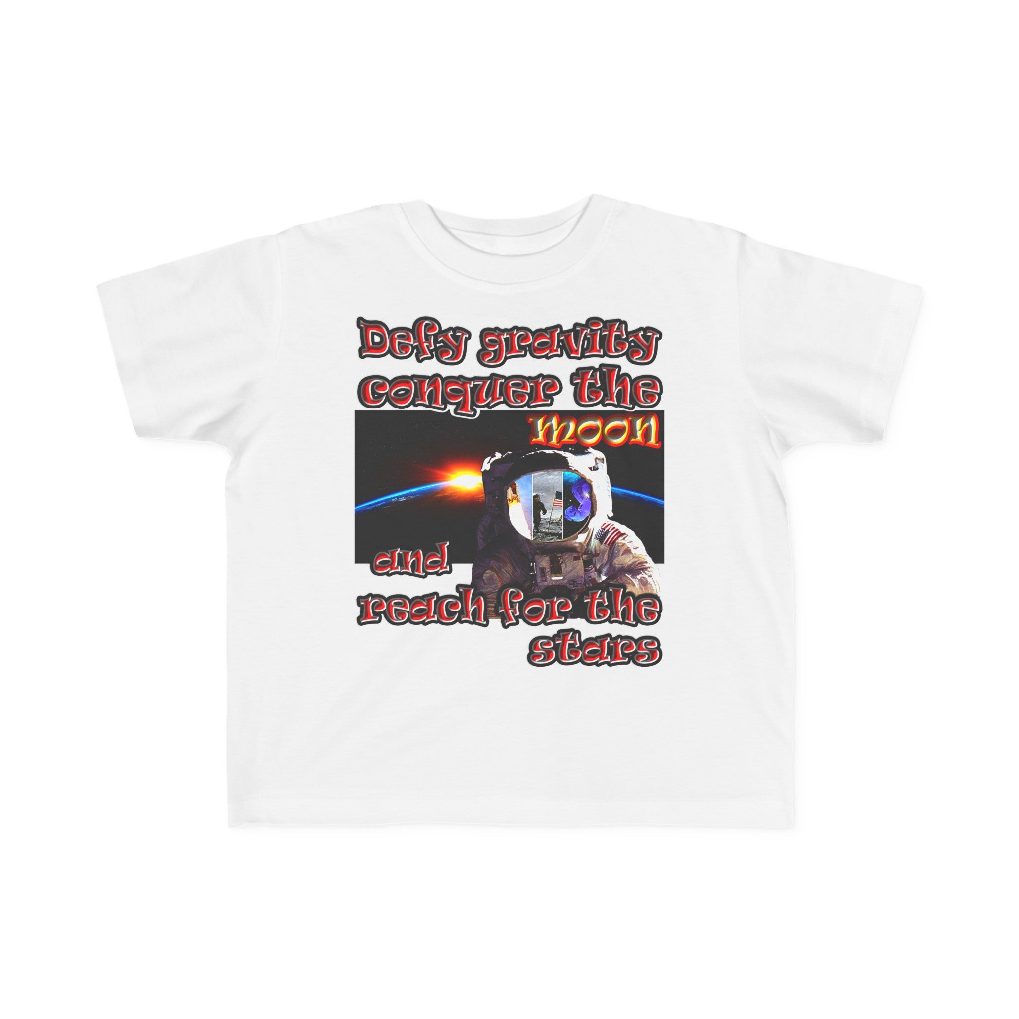 defy conquer reach - Toddler's Fine Jersey Tee