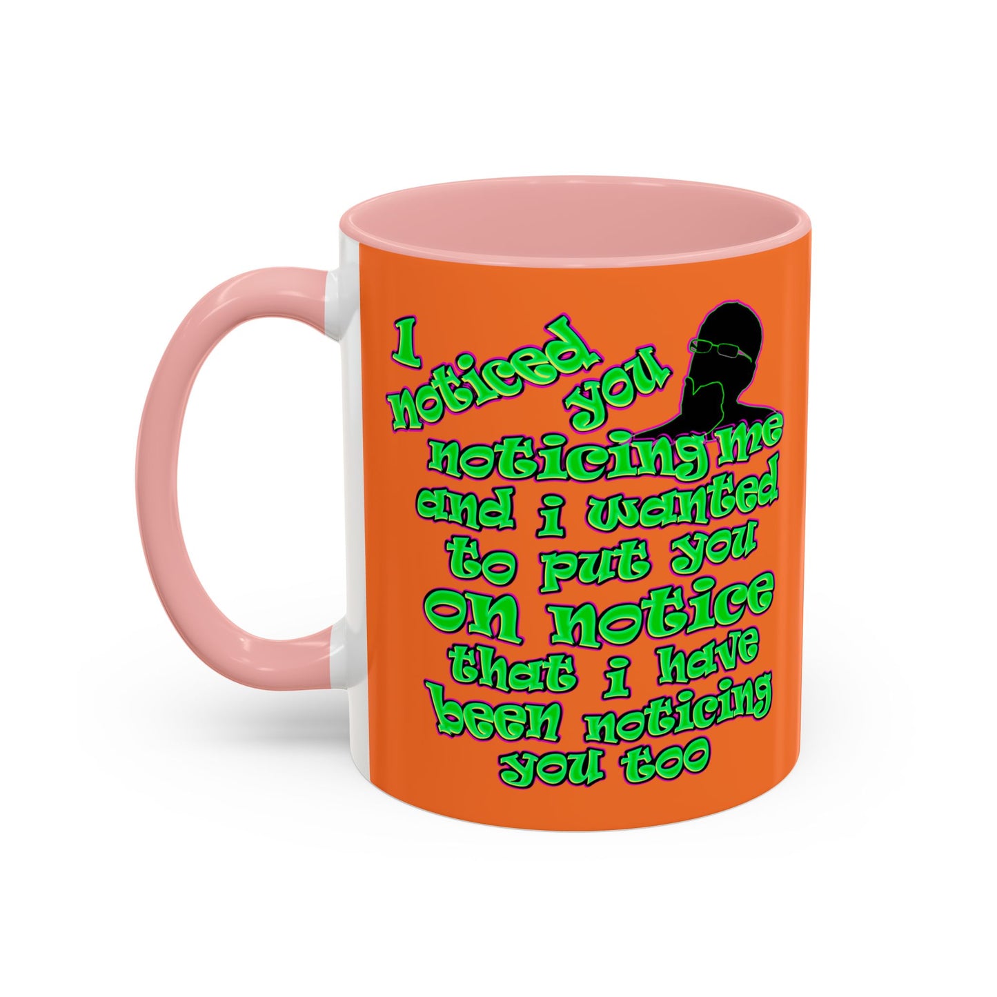 noticed you noticing - Accent Mug (crusta)