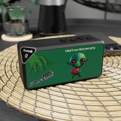 I don't care that your grey - Jabba Bluetooth Speaker (dark green)