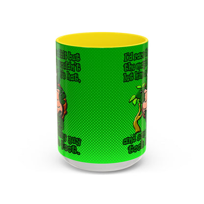 turtle race - Accent Mug (logo green)