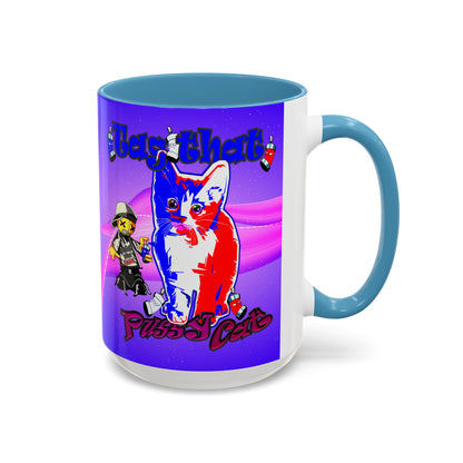 tag that - Accent Mug (purple-pink wave)