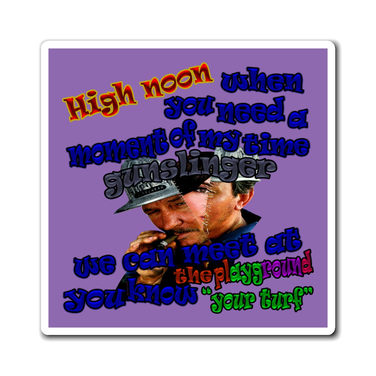 high noon - Magnets - (light purple)