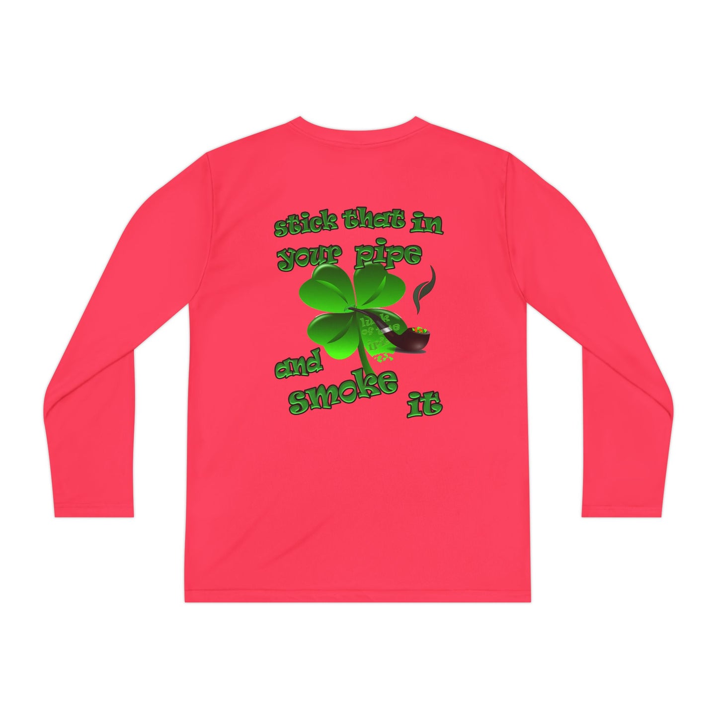 celtics logo - Youth Long Sleeve Competitor Tee