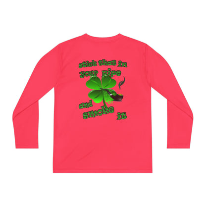 celtics logo - Youth Long Sleeve Competitor Tee