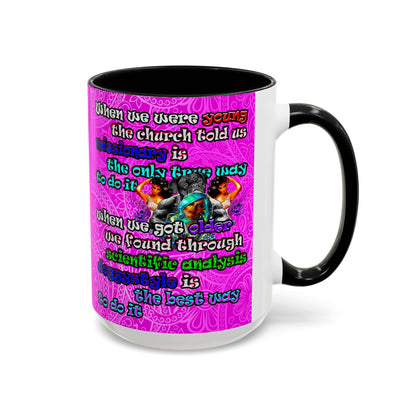 doggystyle - Accent Mug (pink swirl)